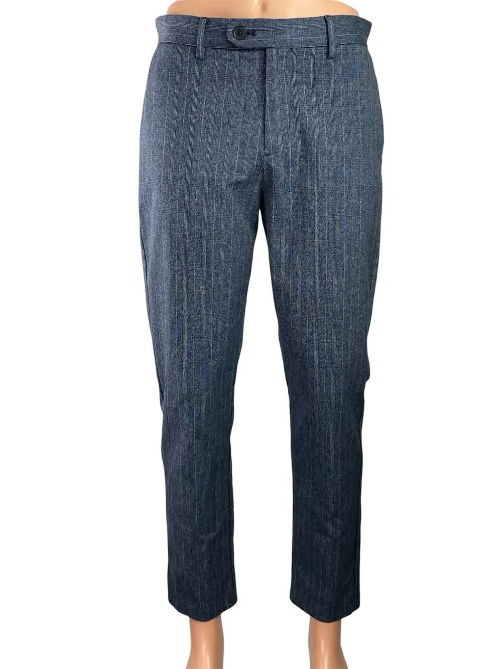 Banana Republic Men's Navy Blue Slim Tapered Leg Trousers Ankle Pants Size 30x32
